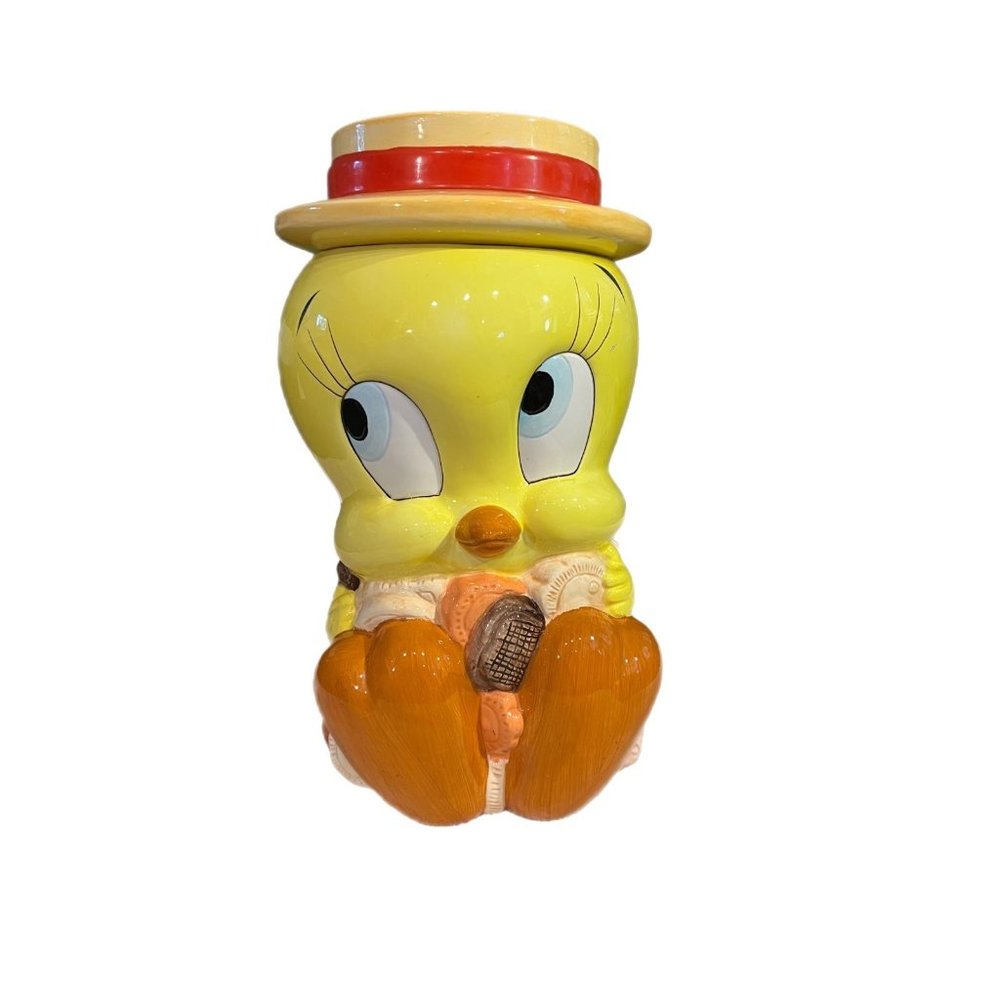 Vintage Tweety Bird Cookie Jar Looney Tunes By Gibson 1993 Warner Bros 11"